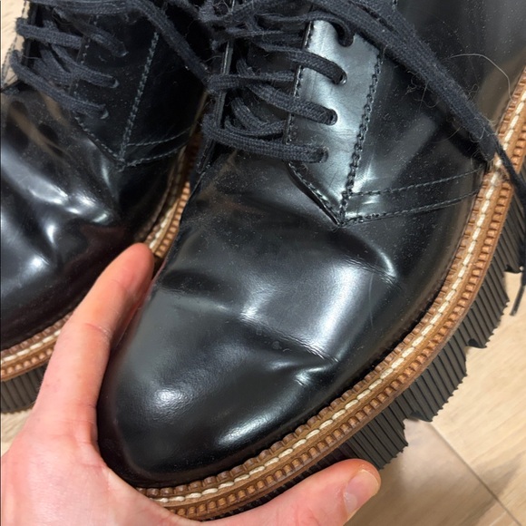 EUC Freda Salvador Bobbie Platform Lace Up Oxfords Sz 10.5 - Picture 6 of 11